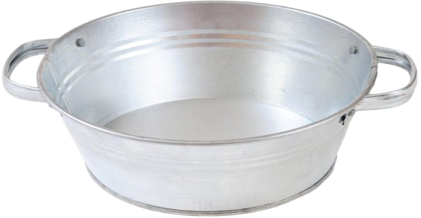 Таз МЕТИД оцинкований 27 л (T2227M)